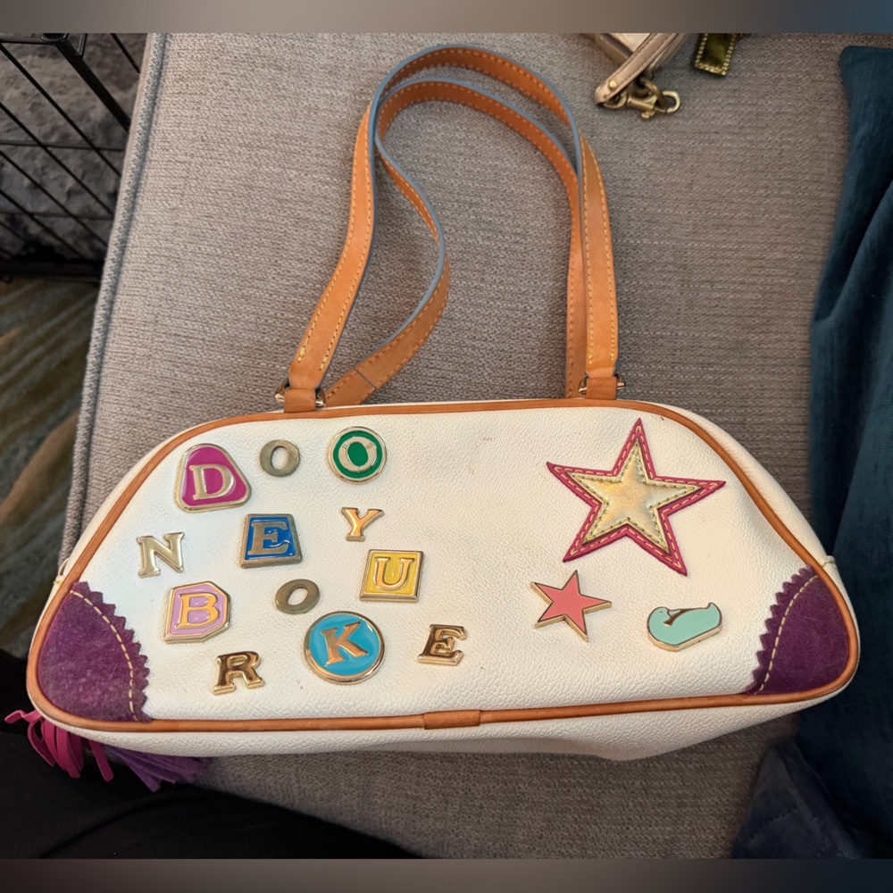 Dooney & Bourke Multicolor Letter and Star Handbag